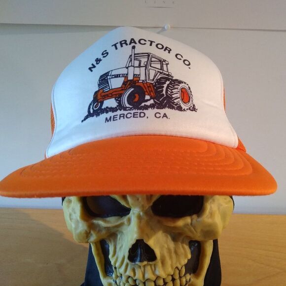 Deadstock Vintage N&S Tractor Co. California Snap Back Trucker Hat - Picture 1 of 7